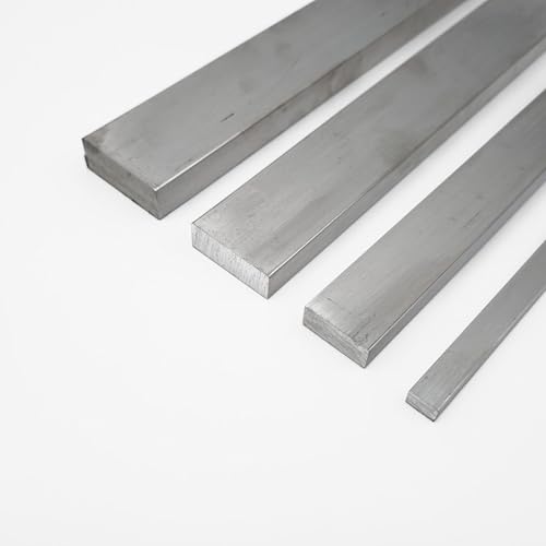 Alu Stange AlMgSi0,5 Flachzeug, Breite 10-70mm, Stärke/Dicke 3-20mm, Länge 50-2000mm Flach Aluminium Profil, Flachstange, Leiste voll von ZGG
