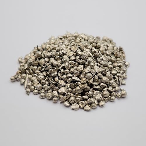 Bismut Wismut 100g-1kg Bi99,99% 4N reines Bismut Granulat Bismut-Kristallzucht, für Wissenschaft, Industrie und private Projekte (100, Gramm) von ZGG