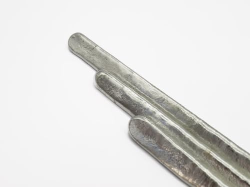 Dachdecker Zinn Sn91Zn9 in Dreikant Stangen 100g-1kg, 100% Bleifrei Lötzinn Zinn-Zink-Lot für Weichlöten von Zink Teilen (1, 250 g) von ZGG