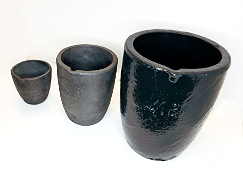 Grafit Tiegel Schmelztiegel für Metallguss Made in Germany verschiedene Größen (A5, 650cm^3) von ZGG