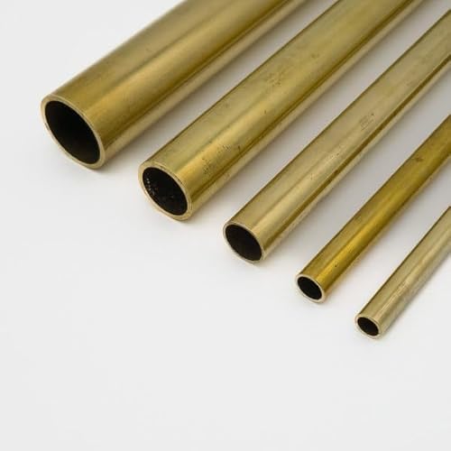 Messing Rohr CuZn37 Ms63 Rundrohr Durchmesser 2-30mm, 50-1000mm Länge 0,5-2mm Wandstärken Rundprofil Profil Hohlprofil, Stab Stange von ZGG