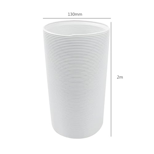 1,5/2 M Tragbarer Flexibler Abluftschlauch For Klimaanlagen, 13/15 Cm, Abluftschlauch-Anschlussschnittstelle For Mobile Klimaanlagen(130mmX2M) von ZGHQHCDRH