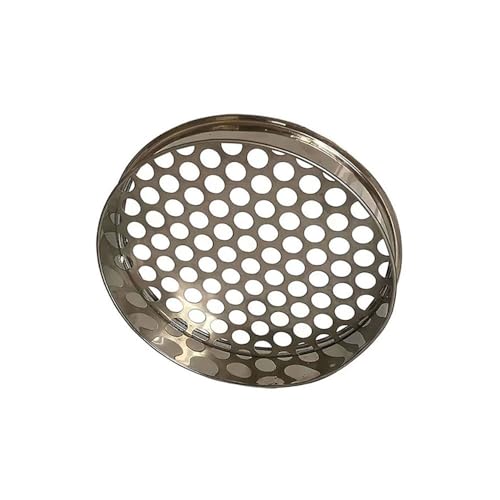 15 cm rundes Edelstahlsieb – 1–50 mm verstellbares Maschensieb for Küche, Backen, Obst – 304 lebensmittelecht(30mm) von ZGHQHCDRH