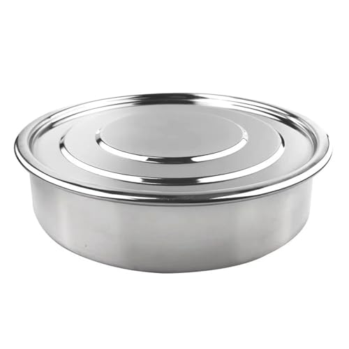 15 cm rundes Edelstahlsieb – 1–50 mm verstellbares Maschensieb for Küche, Backen, Obst – 304 lebensmittelecht(Bottom and Lid) von ZGHQHCDRH