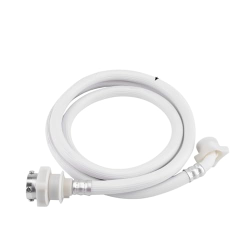 2 M/3 M Länge Waschmaschine Wasser Zulaufschlauch Waschmaschine Rohr Rohrverbinder PVC-Schlauch Weiße Farbe Lange Länge(3m) von ZGHQHCDRH