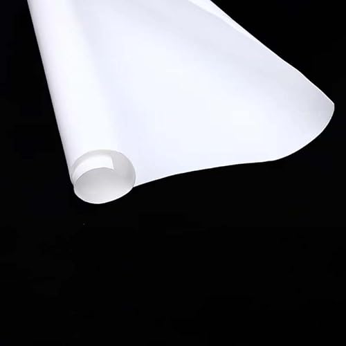 25 x 50 cm PTFE-Bandblatt – dünne Schmiermitteldichtung for hohe Temperaturbeständigkeit (0,2–1 mm Dicke) – anpassbar(0.3mm) von ZGHQHCDRH