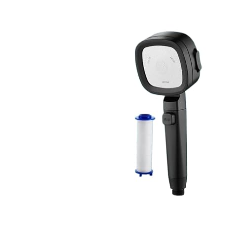 3 Modi Starker Druckduschkopf Mit Filter, Handbrause Mit Großem Durchfluss Und Hohem Druck, Duschzubehör For Den Haushalt(Black) von ZGHQHCDRH