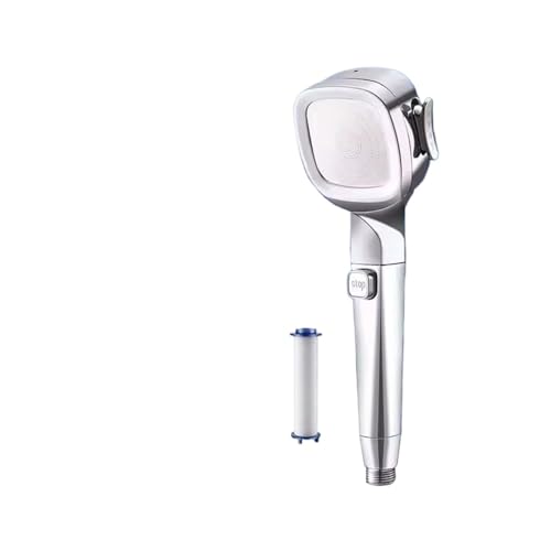 3 Modi Starker Druckduschkopf Mit Filter, Handbrause Mit Großem Durchfluss Und Hohem Druck, Duschzubehör For Den Haushalt(Silver-c) von ZGHQHCDRH