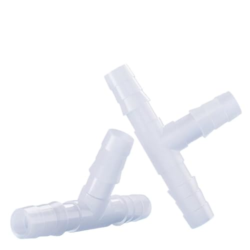 3-Wege-T-Anschluss mit Widerhaken for Aquarienschläuche | Robuster Kunststoff-Rohrverbinder for Teiche und Wasserspiele(1PC 3.2mm) von ZGHQHCDRH