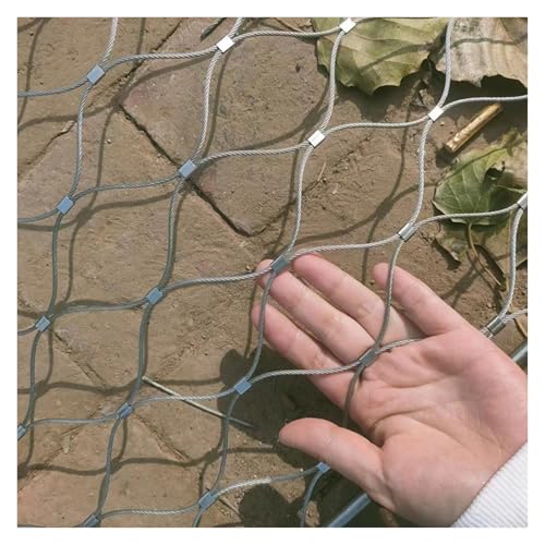 304 Sicherheitsnetz for Balkon, 5 cm/1,5 mm, for Fußballplatz, Garten, Tier, Geflügel, Barrierezaun(0.6x7m) von ZGHQHCDRH