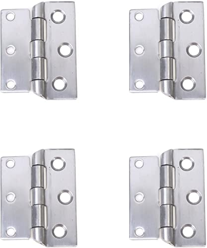 4 Stück 2,5-Zoll-Scharniere for Küchenschränke – 304 Edelstahl, geräuschlose hydraulische Schranktürscharniere, unterstützende Möbelbeschläge for Heimwerker 4 Stück 2,5-Zoll-Scharniere for Küchenschränke – 304 Edelstahl, geräuschlose hydraulische Schranktürscharniere, unterstützende Möbelbeschläge for Heimwerker von ZGHQHCDRH