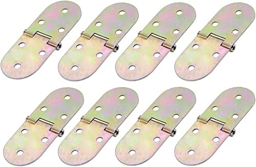 8 Stück 70 x 30 mm Küchenschrankscharniere – versteckte Multifunktionsscharniere for Tischabdeckungen, unterstützende Halterung for DIY-Möbelschränke von ZGHQHCDRH
