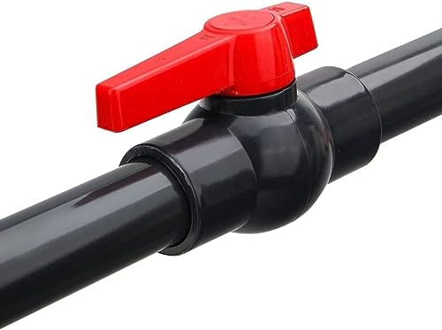 Aquariumventil, Innendurchmesser Wasserabsperr-Durchflussregler-Umschaltventil mit rotem Griff(20mm) von ZGHQHCDRH