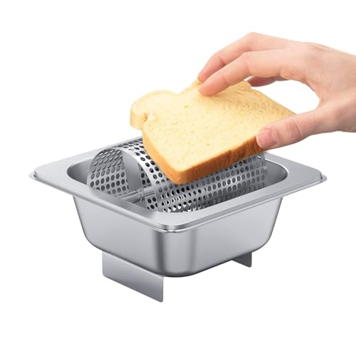 Butterrad Aus Edelstahl, Butterrollenband Mit Ständer, Brotbutterstreurad, Rotation Verteilt Butter Gleichmäßig, Leicht Zu Reinigen, Maisbutterer, Für Die Küche Zu Hause von ZGHQHCDRH