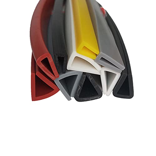 Dichtungsstreifen, U-Gummi-Dichtungsstreifen, U-förmige Gummikanal-Randverkleidung, Gummidichtung, verhindert die Beschädigung von Teilen(Red,13X15mm) von ZGHQHCDRH