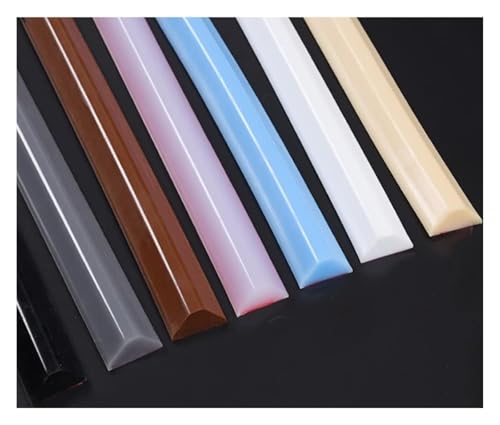 Duschschwellen-Wassersperrleiste, Biegbarer Dichtungsstreifen for die Türunterseite, Sicherungsstreifen for Waschbecken for Arbeitsplatte, Schwellenwert(Clear,6m/236 inch) von ZGHQHCDRH