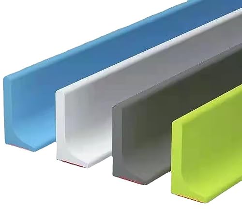 Duschschwellen-Wassersperrleiste, Nassraumboden 78 Zoll Duschschwelle Wasserdamm Zusammenklappbare Duschbarriere Wasserstopper Trocken- und Nasstrennung(Grün,7m/275 inch) von ZGHQHCDRH