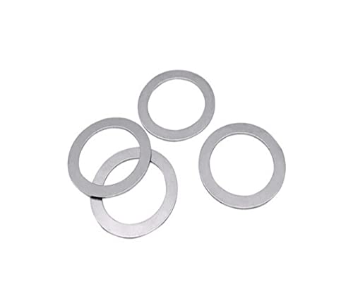 Edelstahl-Dichtung, 10PCS M2 ~ M40 Dicke 0,1 0,2 0,3 0,5mm 304 Edelstahl Ultra Dünne Flache Unterlegscheibe Ultra Dünne Einstellung Dichtung Din988(M1.6x4 Thick 0.3mm) von ZGHQHCDRH