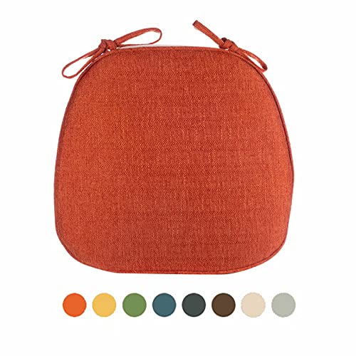 Elastizität Kissen, 1 Stück Stuhlkissen for Esszimmerstühle mit Bändern, Stuhlkissen for die Küche, Sitzpolster for Esszimmerstühle, rutschfeste, abnehmbare Sitzkissen for Küchenstühle, Stuhlkissen fo Elastizität Kissen, 1 Stück Stuhlkissen for Esszimmerstühle mit Bändern, Stuhlkissen for die Küche, Sitzpolster for Esszimmerstühle, rutschfeste, abnehmbare Sitzkissen for Küchenstühle, Stuhlkissen fo von ZGHQHCDRH