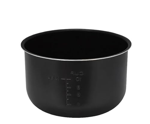 Elektrischer Schnellkochtopf-Liner 1,6/3/4/5/6 L, Antihaftbeschichteter Reistopf, Schwarzes Kristall-Innenzubehör, Herdteile, Kompatibel Mit Midea,(1pcs) von ZGHQHCDRH