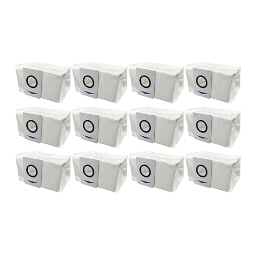 Ersatzteile For Roboterstaubsauger, Kompatibel Mit Ecovacs, Kompatibel Mit Deebot, X1 T10, Gummi-Seitenbürste, Abdeckung, Filter, Wischlappen, Staubbeutel(12pcs Trash bag) von ZGHQHCDRH