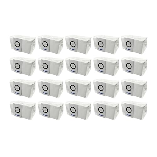 Ersatzteile For Roboterstaubsauger, Kompatibel Mit Ecovacs, Kompatibel Mit Deebot, X1 T10, Gummi-Seitenbürste, Abdeckung, Filter, Wischlappen, Staubbeutel(20pcs Trash bag) von ZGHQHCDRH