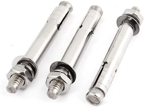 Expansionsschraube, 3 STÜCKE, Expansionsbolzen Hardware-Tool M8 Sechskantmutter Hülsenanker 80 mm Länge Expansionsbolzen Herramienta(M8x120) von ZGHQHCDRH