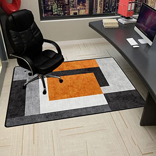 Gaming-Stuhlmatte, Gaming-Stuhlmatte for Teppichboden Bürostuhlmatte for Hartholzboden rutschfeste Schreibtischstuhlmatten Büro(120x140CM) von ZGHQHCDRH