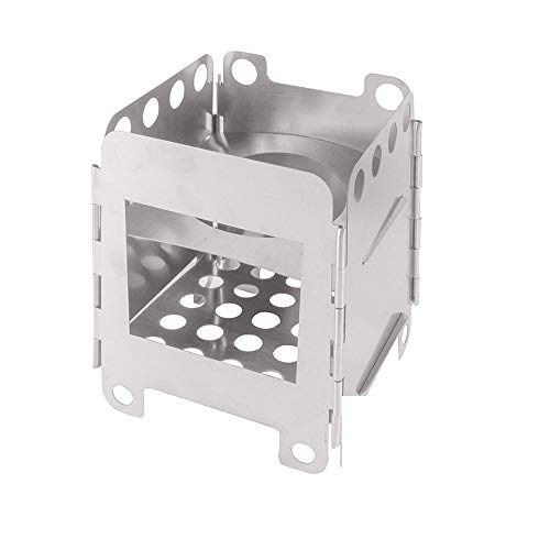 Grill, BBQ Grill Outdoor Tragbare Ofen Camping Grills Bbq Holzkohle Herd Klapp Brennholz von ZGHQHCDRH