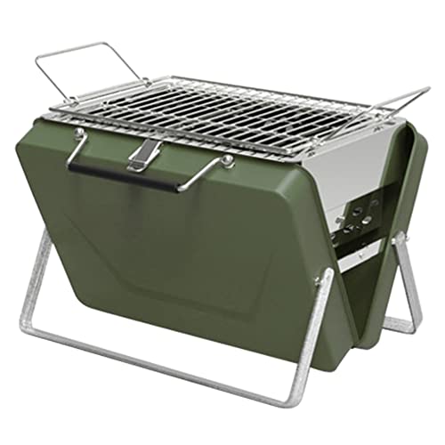 Zusammenklappbare, tragbare, leichte Grillgeräte for Grillabende im Freien, Camping, Reisen, Picknicks, Garten, Strand, P von ZGHQHCDRH
