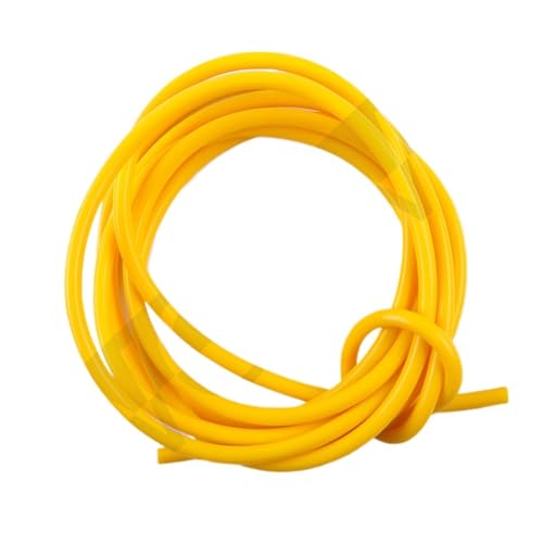 Gummi Schlauch 10 Fuß 3 m Silikon-Vakuumschlauch, flexibel, Turbo-Kühlmittelrohr, Meter, 2 mm, 5, 6(10 Feet ID3mm Yellow) von ZGHQHCDRH