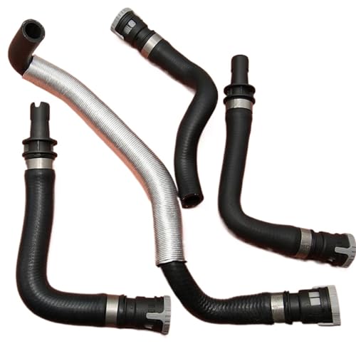 Gummi Schlauch 30636952 30636951 30636954 30636987 Heizkörper HVAC Heizungsschlauch Passend für Volvo C30 C70 S40 V50 2005-2012(4 pcs) von ZGHQHCDRH