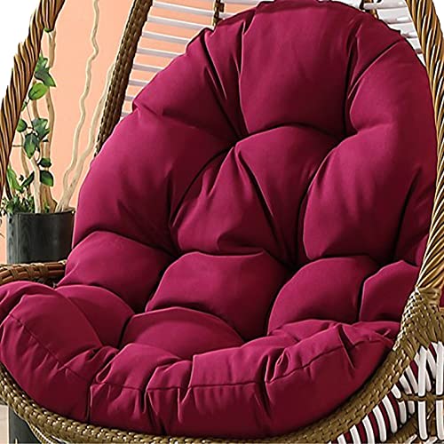 Hängesessel-Kissen, Hängesessel-Kissenpolster for den Terrassengarten, Dicke Ersatzkissen for Hängesessel, sonnenbeständige Hängesessel-Kissen for den Außenbereich(Fuchsia) von ZGHQHCDRH