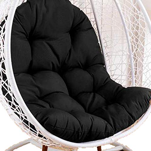 Hängesessel-Kissen, Nur großes Hängesesselkissen „Swing“, sonnenbeständiges, langlebiges Gartenhängesesselkissen, Stuhlpolster mit Cooler Textur for den Sommer(Orange) von ZGHQHCDRH