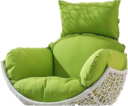 Hängesessel-Kissen, Ultradickes Hängekissen for Hängesessel, waschbar und abnehmbar, Schaukelsitzpolster for den Sommer(Green) von ZGHQHCDRH