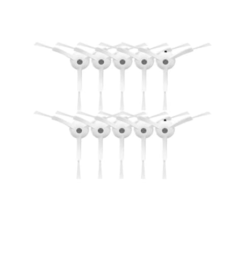Hauptseitenbürstenfilter, Kompatibel Mit Xiaomi, Roboterstaubsauger 1/1S SDJQR01RR SDJQR02RR SDJQR03RR, Kompatibel Mit Roborock, E2 E3 E4 E5 S4 S4 Max S5(10 Side Brush) von ZGHQHCDRH