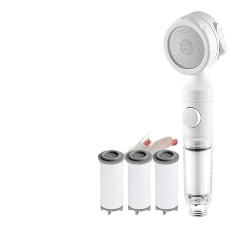 Haushaltsduschkopf Mit Gefiltertem Druckwasser, Duschdüse, Handbrause For Badezimmer, Duschzubehör(Head-3LvXin) von ZGHQHCDRH