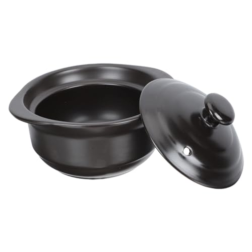 Keramiktopf, Tonkochtopf mit Deckel Auflaufform Schmortopf Dampftopf Hitzebeständig for geschmortes Hähnchen Reis Tontopf Kochen Suppe Kochgeschirr von ZGHQHCDRH