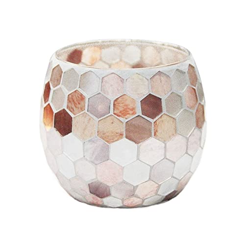 Kerzenhalter, Display-Kandelaber, Farbiger Glas-Kerzenständer, romantische Aromatherapie-Kerzentasse, Tischdekoration, Kerzenhalter, Dekoration von ZGHQHCDRH