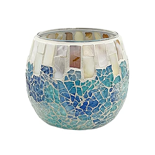 Kerzenhalter, Display-Kandelaber, Farbiger Glas-Kerzenständer, romantische Aromatherapie-Kerzentasse, Tischdekoration, Kerzenhalter, Dekoration von ZGHQHCDRH