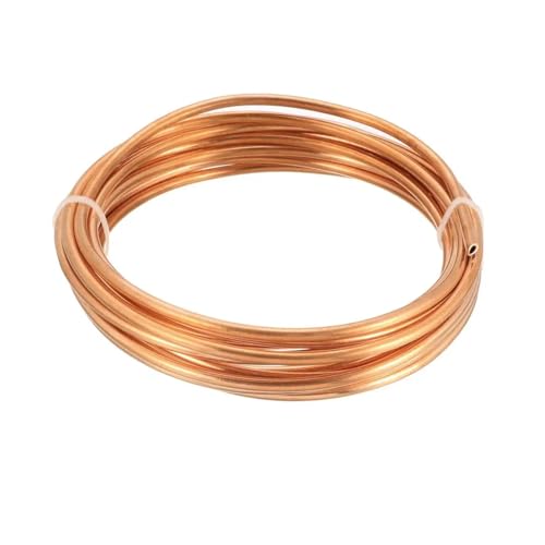 Kupfer-Spulendraht, tianwandong 1 m weiches Kupferrohr, Kupferspulenrohr, Außendurchmesser 2–8 mm, Innendurchmesser 1–6, reines Kupferdrahtrohr, Klimaanlage und Kühlung(12x9mm) von ZGHQHCDRH