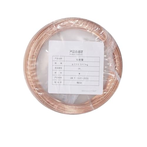 Kupferrohr Kühlschrank Gefrierschrank Klimaanlage Kapillare Drosselung Prozess Rohr Φ1.8 Φ2 .φ3 Φ4 Mm 1Kg(2x0.5mm 1KG) von ZGHQHCDRH