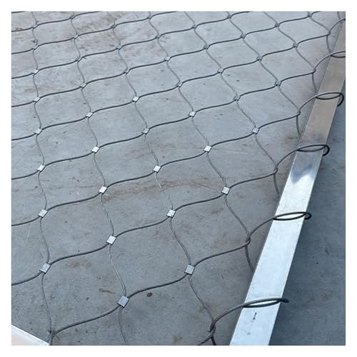 Maschenweite 10 cm, Treppenschutzzaun, Absturzsicherung for große Höhen, Gartenzaun(10cm/2mm,2x2m/6.6x6.6ft) von ZGHQHCDRH