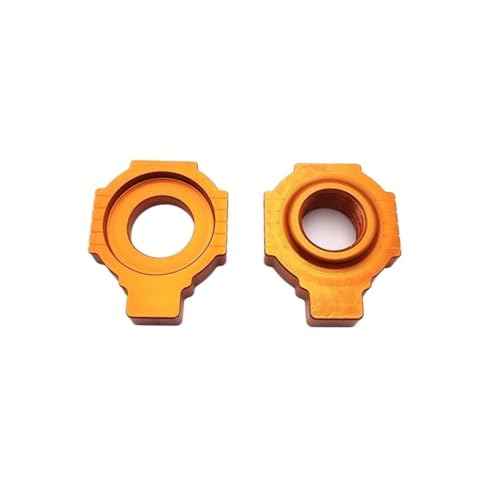 Motorrad Schwinge Fit Für KTM HUSQVARNA FC Vorne Hinterachse Kit Mutter Buchse Liner Gabel Rad Welle Sliders Cap Crash Protector Schwinge Schwinge Sliders(Rear Axle Block) von ZGHQHCDRH