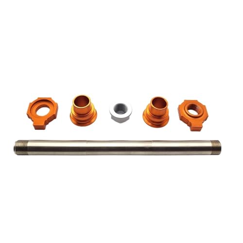 Motorrad Schwinge Fit Für KTM HUSQVARNA FC Vorne Hinterachse Kit Mutter Buchse Liner Gabel Rad Welle Sliders Cap Crash Protector Schwinge Schwinge Sliders(Rear Axle Kit) von ZGHQHCDRH