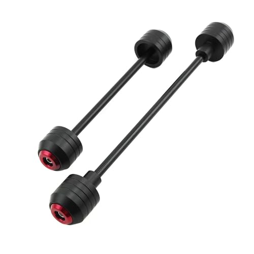 Motorrad Schwinge Fit Für SUZUKI GSXR GSX-R 600 750 2011-2014 Vorne Hinten Rad Slider Gabel Achse Crash Protector Schaukel Arm Pad Schutz Schwinge Sliders(Red) von ZGHQHCDRH
