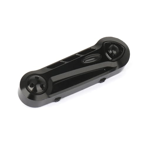 Motorrad Schwinge Passend für Vespa GTS300 GTS für Sprint150 Primavera150 Vorderradgabelschutz Motorrad-Schwingkipphebel-Abdeckkappen Schwinge Sliders(Black With Logo) von ZGHQHCDRH