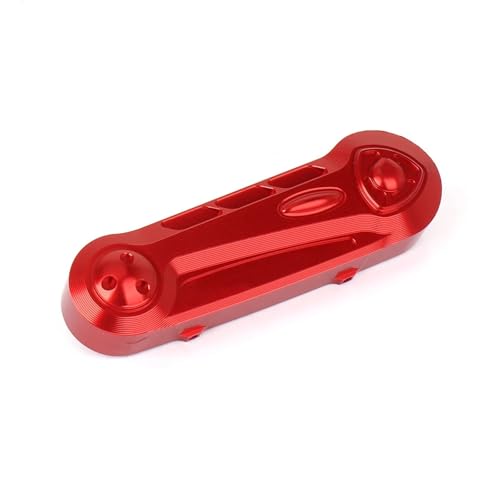 Motorrad Schwinge Passend für Vespa GTS300 GTS für Sprint150 Primavera150 Vorderradgabelschutz Motorrad-Schwingkipphebel-Abdeckkappen Schwinge Sliders(Red With Logo) von ZGHQHCDRH