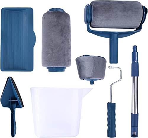 Muster-Farbroller, Texturwerkzeuge, 1 Satz Pinsel DIY Malerei Pinsel Roller Set Zimmer Wand Malerei Roller mit Griff Home Dekorative Werkzeuge Wand Muster-Farbroller, Texturwerkzeuge, 1 Satz Pinsel DIY Malerei Pinsel Roller Set Zimmer Wand Malerei Roller mit Griff Home Dekorative Werkzeuge Wand von ZGHQHCDRH