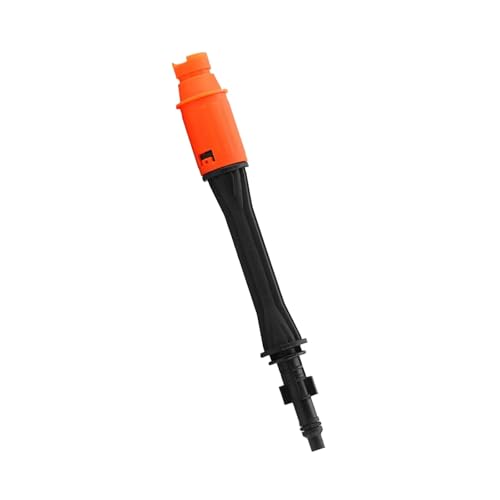 Pressure Washer Wand Cleaner Attachment Adjustable Nozzle Part Extension Jet(Orange) von ZGHQHCDRH